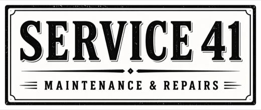 Service 41 Maintenance and Repairs